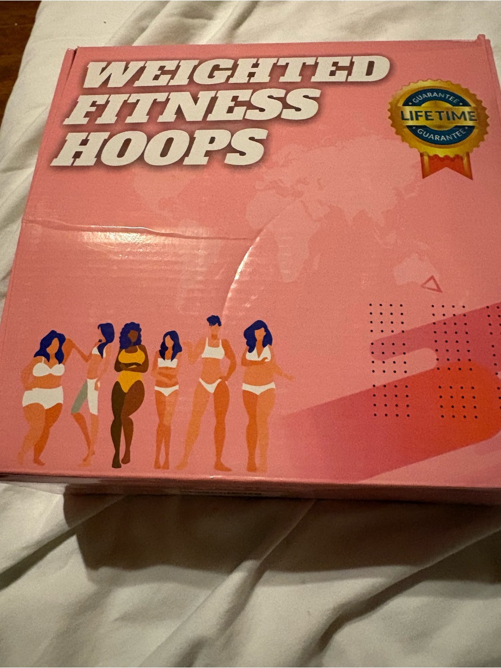 Weighted Fitness Hoops - Pink